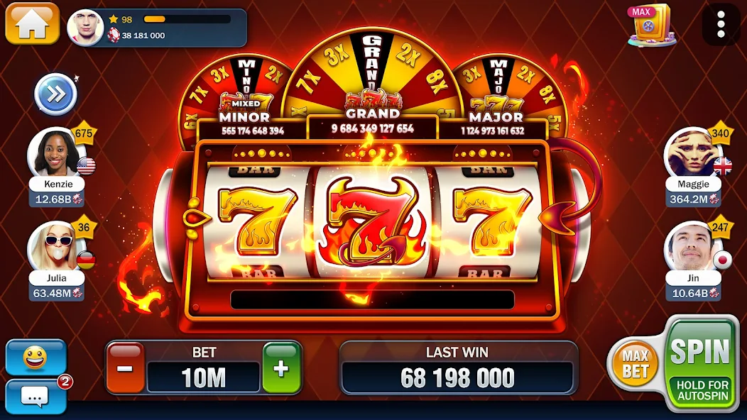 Interface do jogador no ona bet cassino mostrando como jogar Pinata Wins